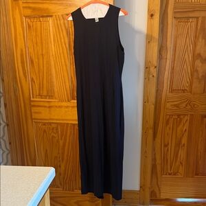 Lululemon Navy Ribbed Sleeveless Maxi Dress